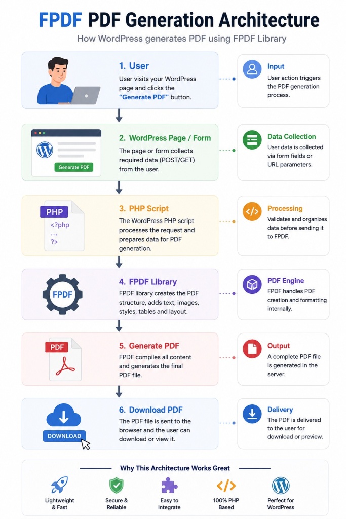FPDF PDF Generation Architecture