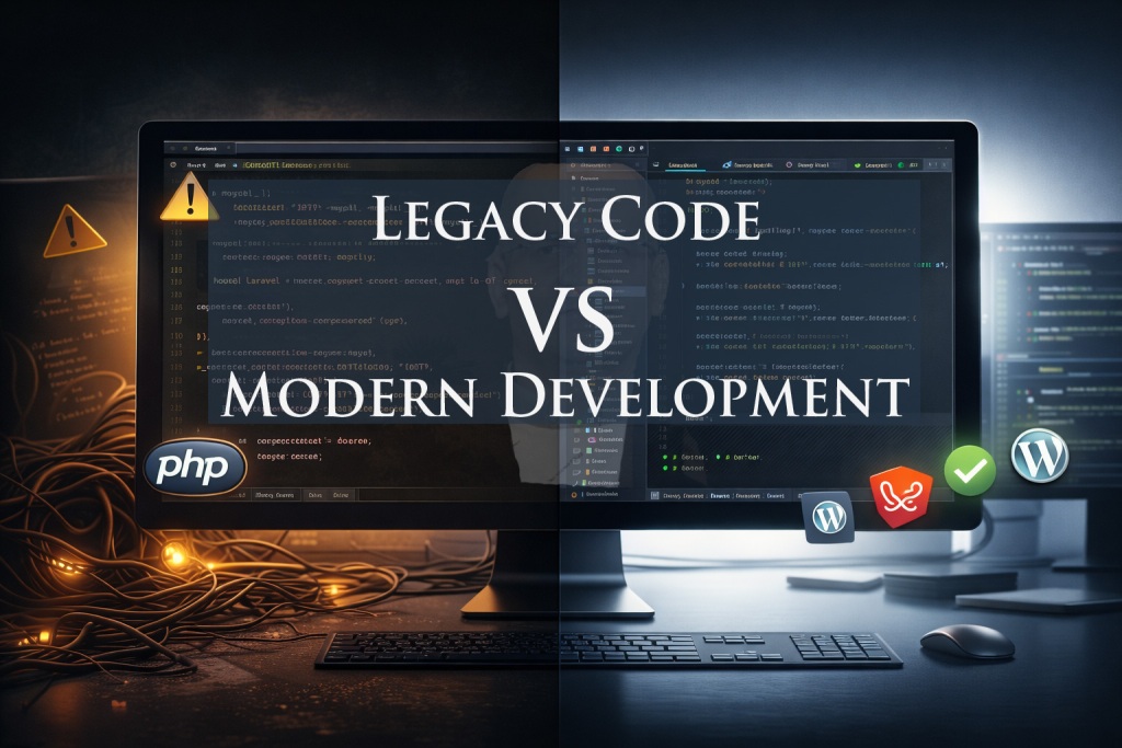 Legacy-PHP-code-vs-modern-development
